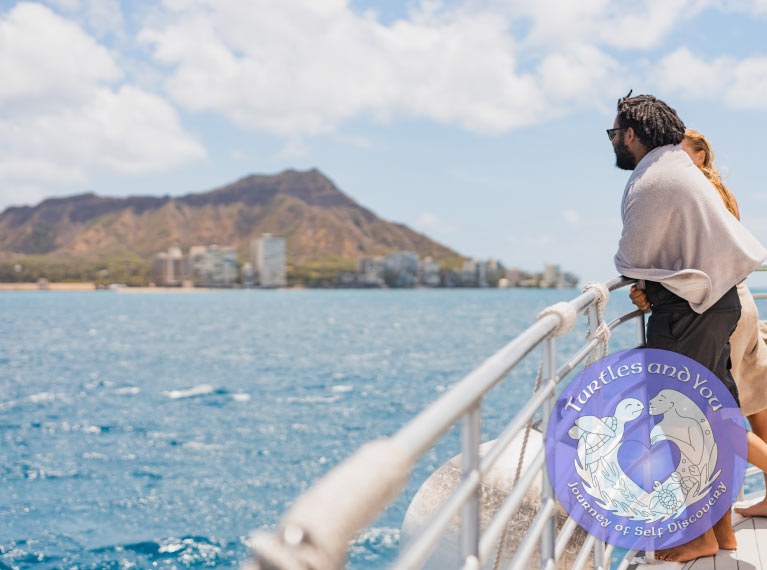 Turtle Tour Customers on the boat