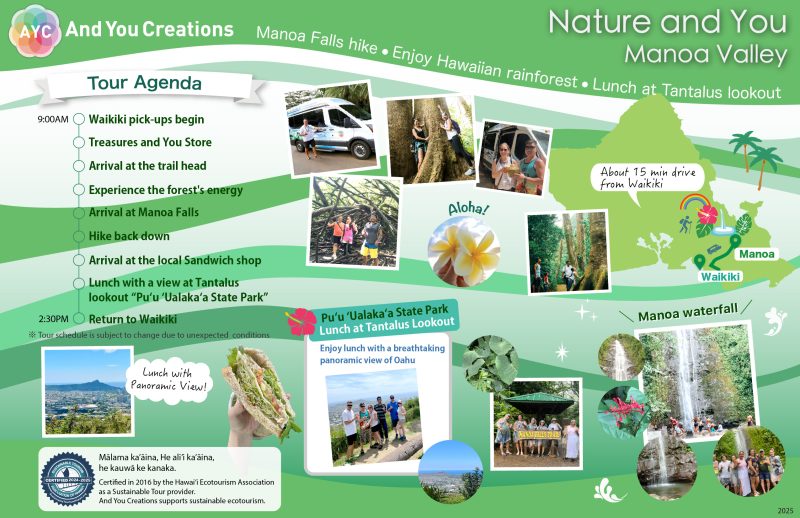 Manoa falls hiking back