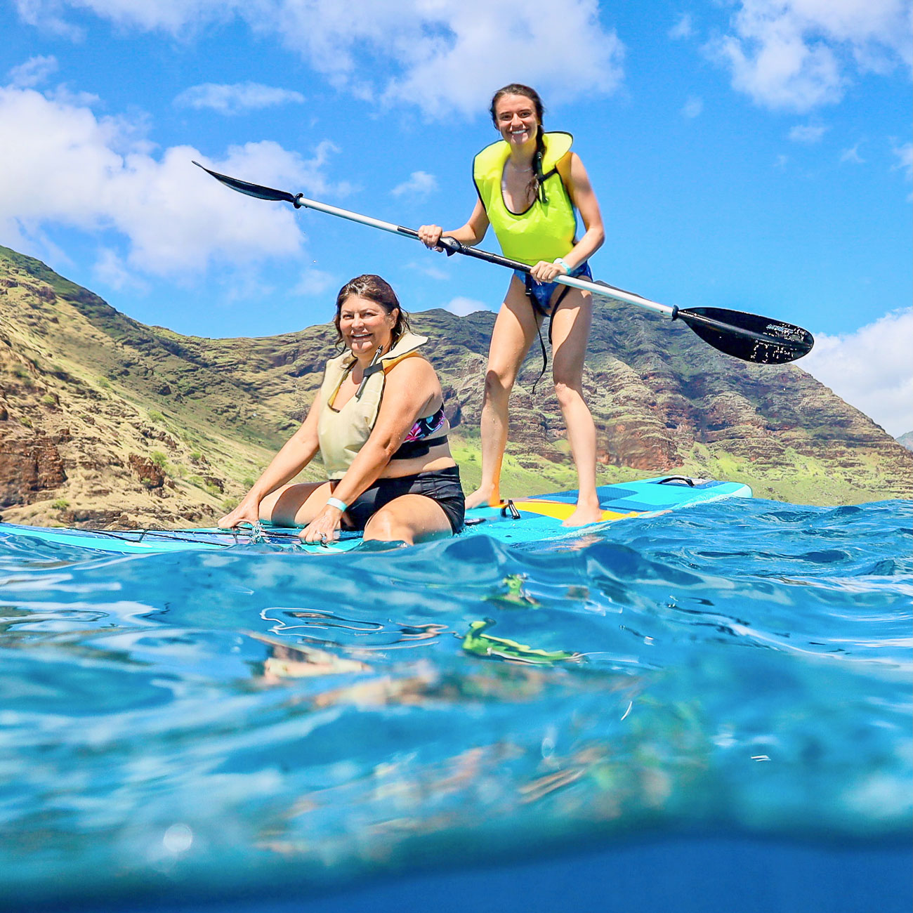 Dolphins and You Stand up paddling