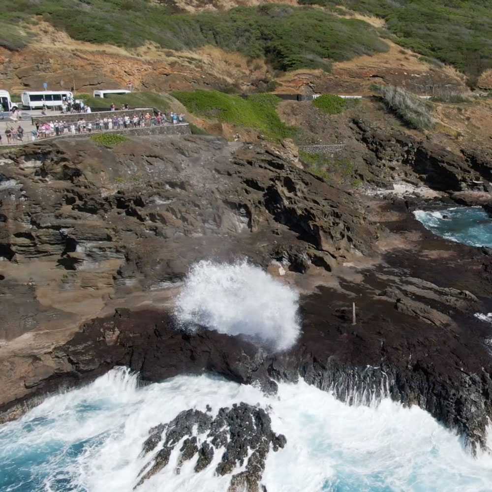 Circle Island tour Halona blowhole