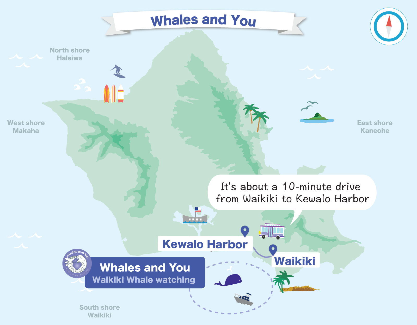 Waikiki Whale watching tour