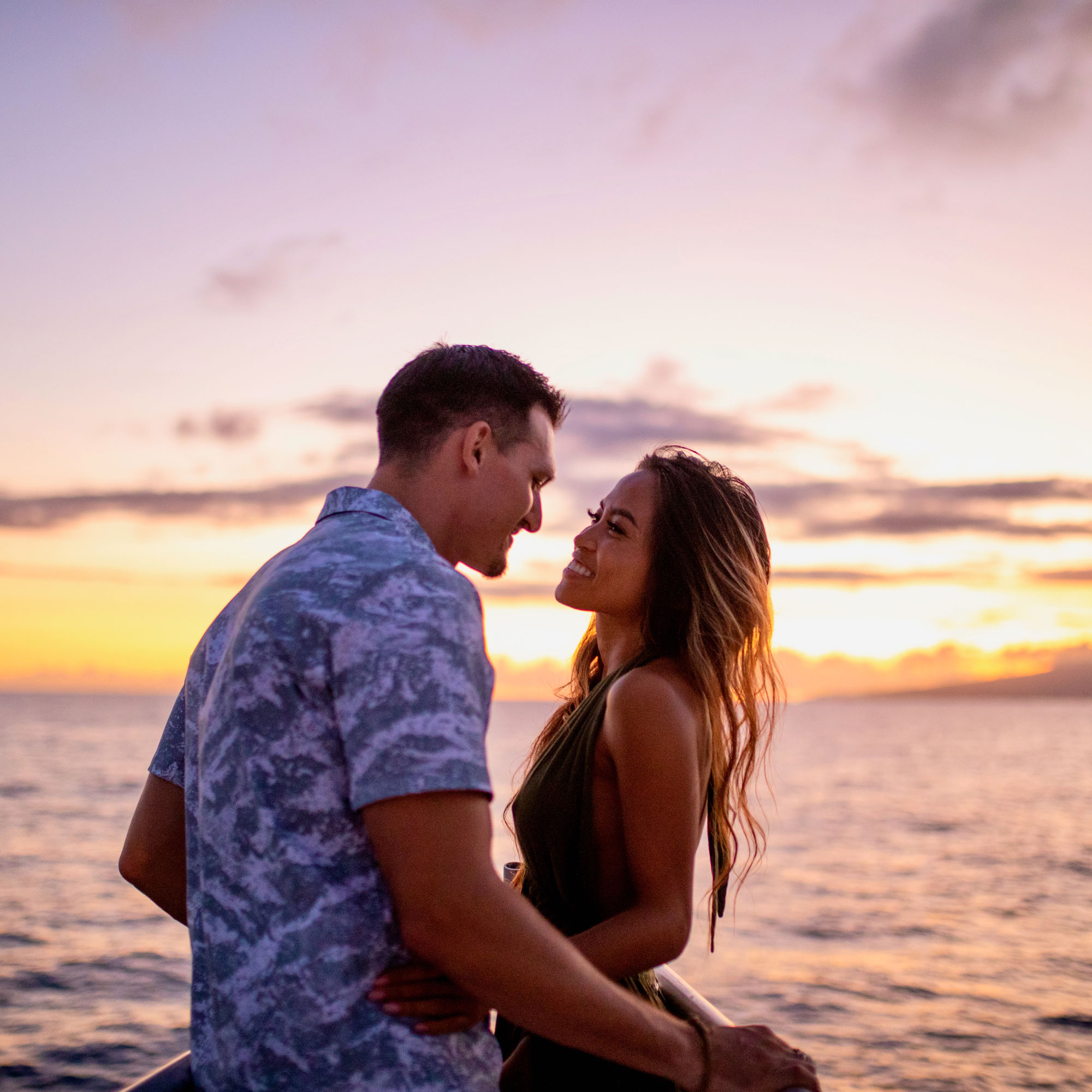 Romantic sunset cruise